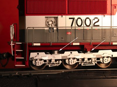 SD70 #7002 repair