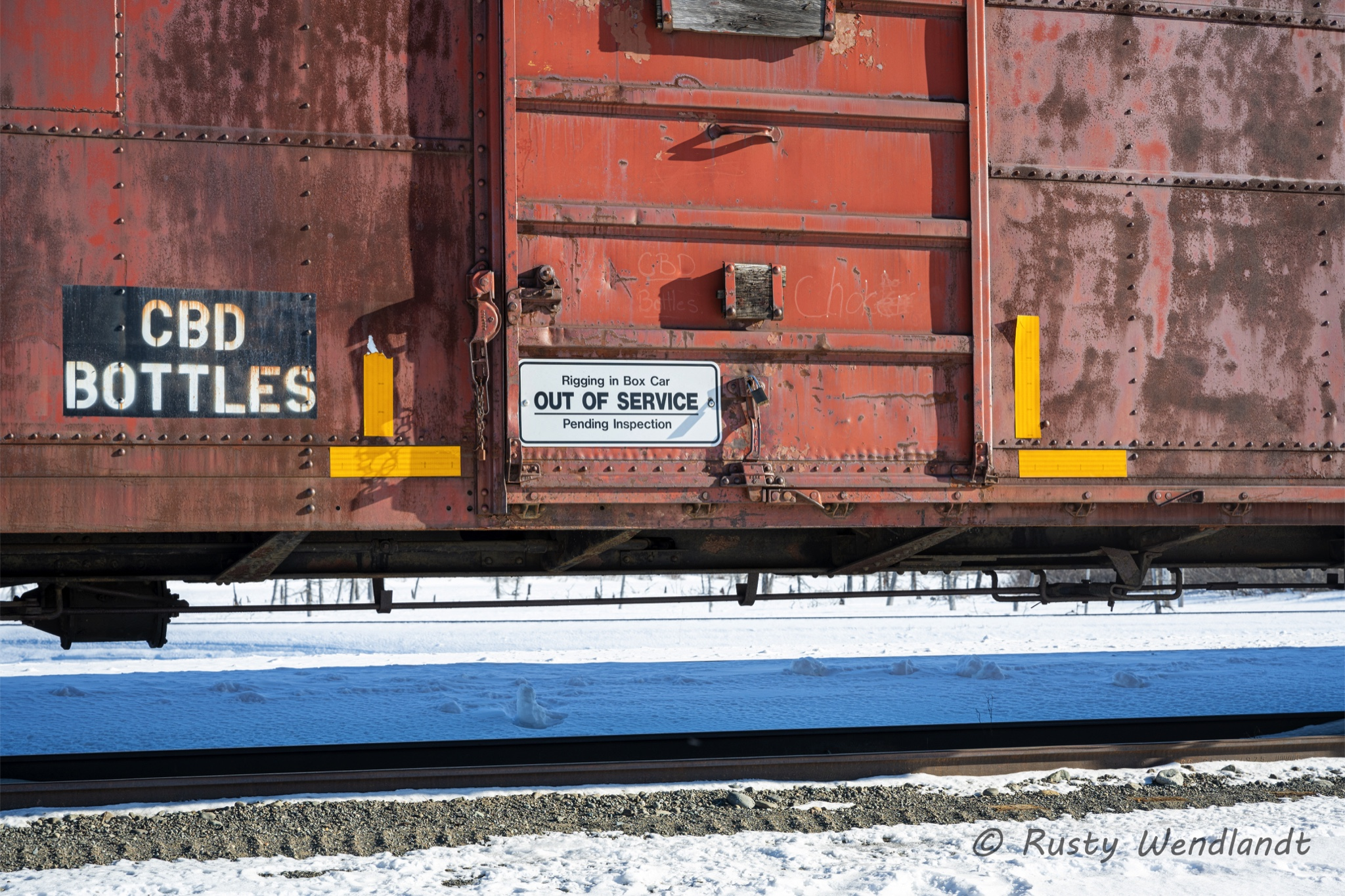 Box car #10632 at Portage