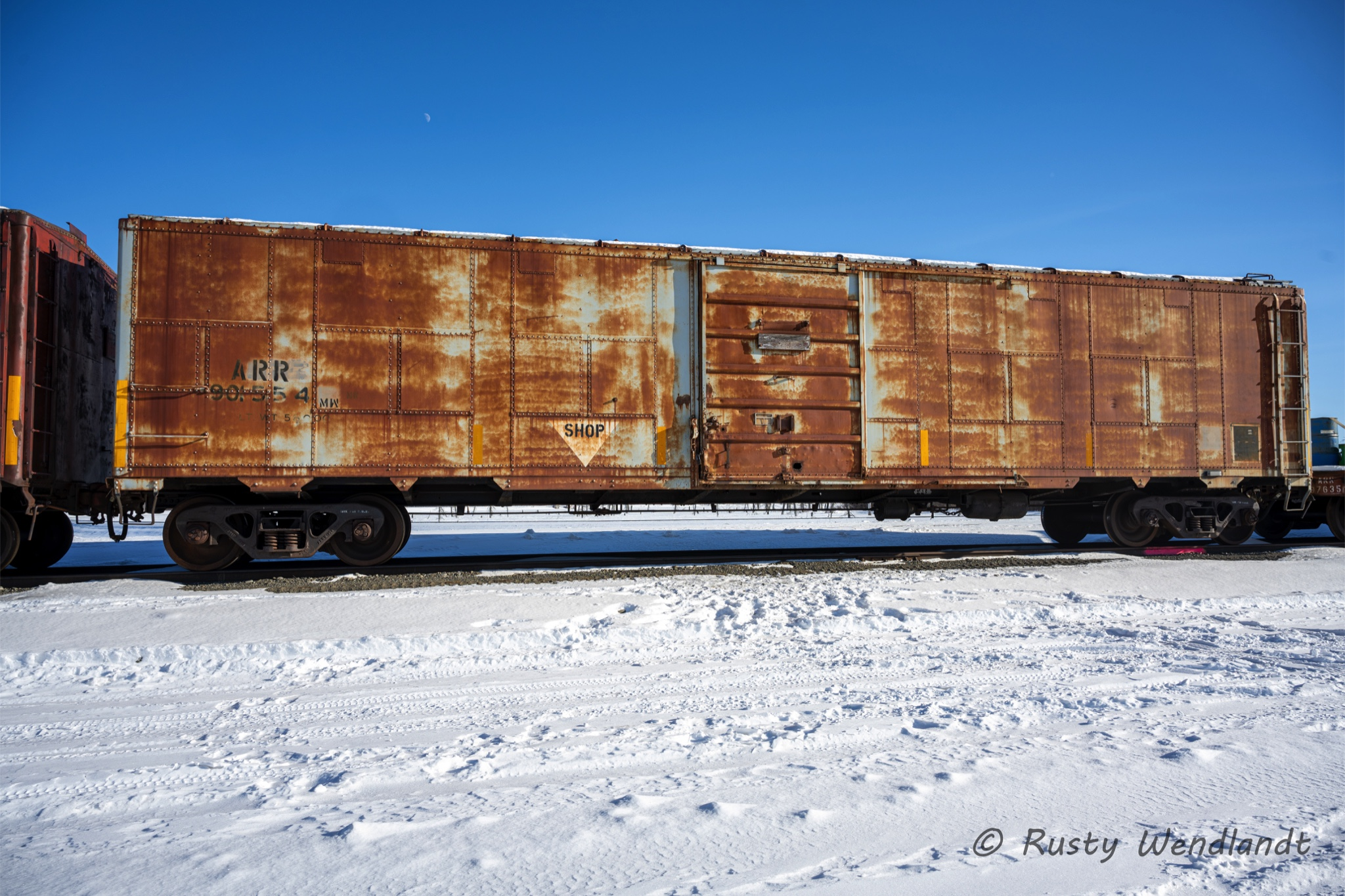 Box car #901554 at Portage