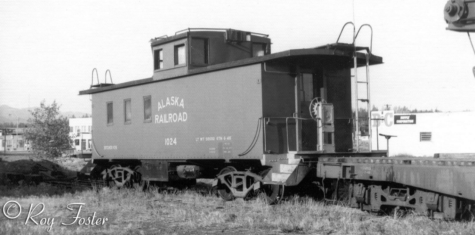 Caboose #1024, Fairbanks, Aug. 17, 1973