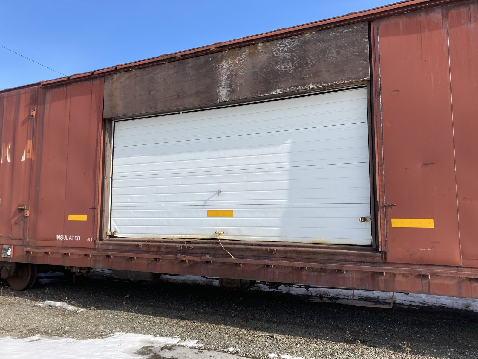 Garage door box car