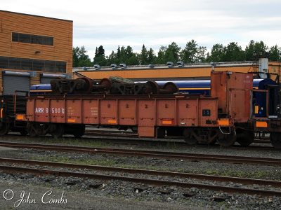 Scrap load of trucks