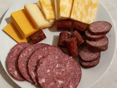 Meat and cheese tray